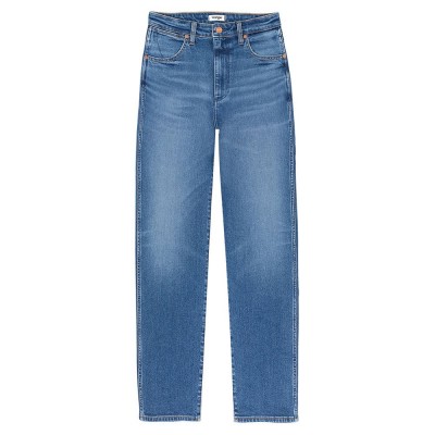 дънки,дамски,панталони,wrangler,w27mylz71,straight,mom,fit,jeans,blue