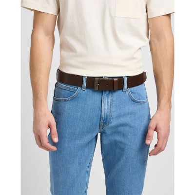 колан,колани,lee,leather,logo,buckle,belt,dark,brown