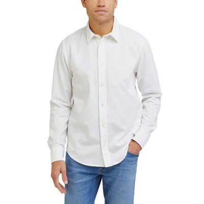 риза,с,дълъг,ръкав,мъжки,ризи,lee,patch,long,sleeve,shirt,white,(bright,white)