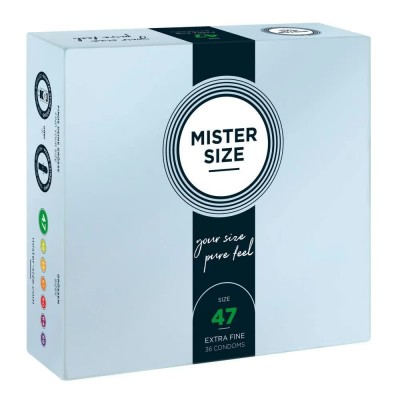 хигиена,тяло,mister,size,smooth,extra,fine,size,47,condoms,36,units,clear,(clear)