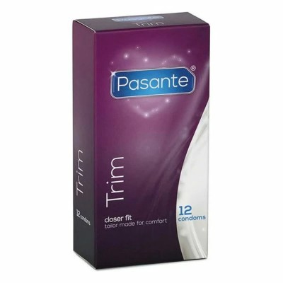 хигиена,тяло,pasante,trim,smooth,condoms,12,units,clear,(clear)