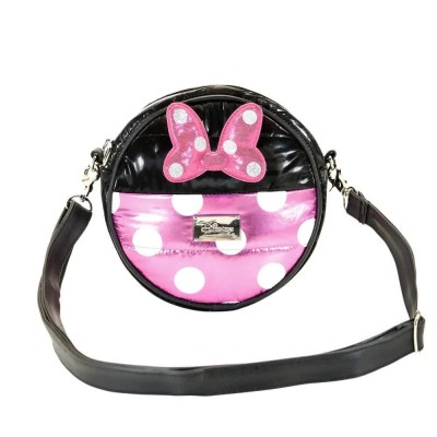 чанта,всички,чанти,karactermania,disney,minnie,handbag,pink,black,(pink)