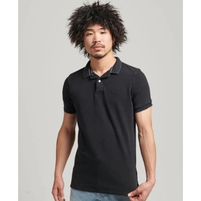 мъжки,блузи,с,яка,superdry,vint,destroy,short,sleeve,polo,black,(black)
