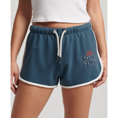 къси,панталони,дамски,панталони,superdry,vintage,cooper,classic,shorts,blue
