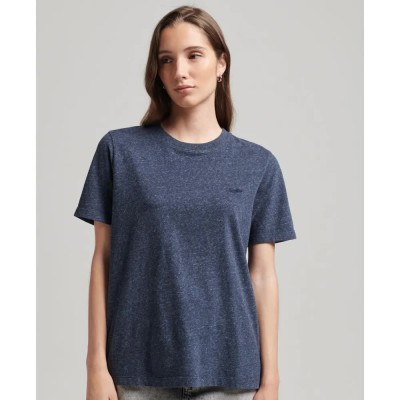 тениска,дамски,тениски,superdry,vintage,logo,emb,t,shirt,vintage,navy,marl,(blue)
