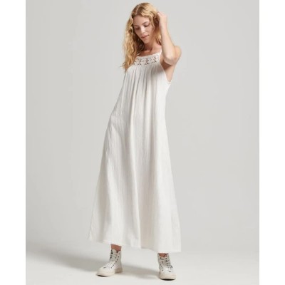 потник,дамски,поли,и,рокли,superdry,vintage,long,halter,cami,dress,beige