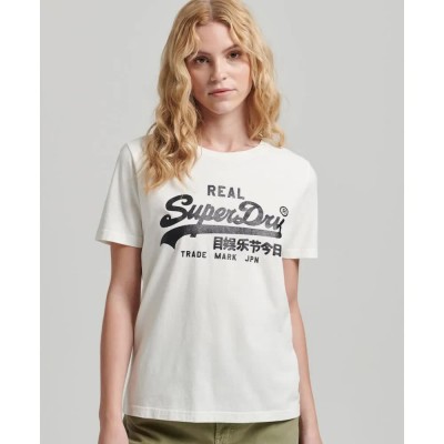 тениска,дамски,тениски,superdry,vl,embellish,t,shirt,off,white,(beige)