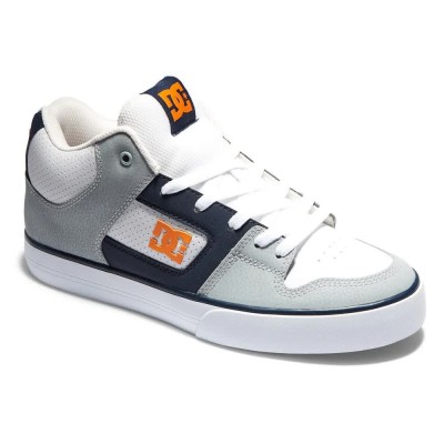 обувки,мъжки,маратонки,дамски,маратонки,dc,shoes,pure,mid,trainers,white,(white,grey,orange)