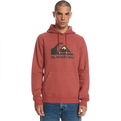 суичър,мъжки,пуловери,quiksilver,big,logo,hoodie,marsala,(orange)