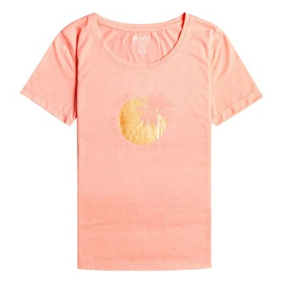 тениска,дамски,тениски,roxy,chasing,the,wave,short,sleeve,t,shirt,orange,(papaya,punch)