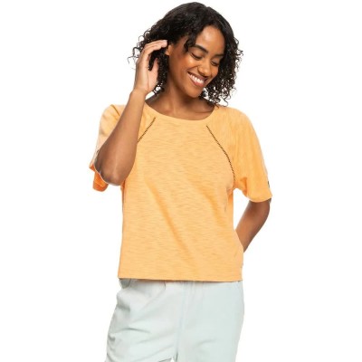 тениска,дамски,тениски,roxy,time,on,my,side,short,sleeve,t,shirt,orange,(mock,orange)