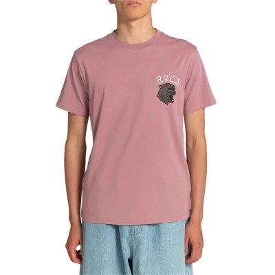 тениска,мъжки,тениски,rvca,mascot,short,sleeve,t,shirt,lavender,(pink)