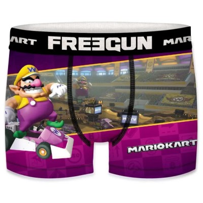 боксерки,детско,бельо,freegun,mario,kart,wario,boxers,purple,(violet,grey)