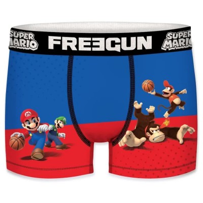 боксерки,детско,бельо,freegun,super,mario,basket,boxers,black,(black,blue,red)