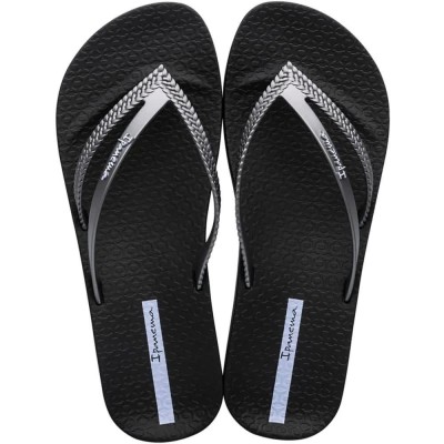 джапанки,дамски,сандали,и,чехли,ipanema,bossa,soft,v,flip,flops,black,silver,(black)