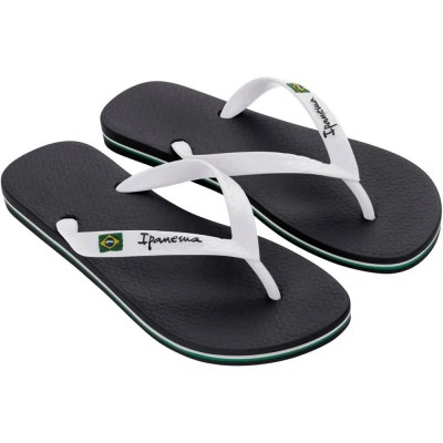 джапанки,мъжки,джапанки,и,чехли,ipanema,clas,brasil,ii,flip,flops,black,white,(white)