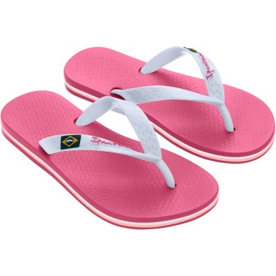 джапанки,детски,сандали,и,чехли,ipanema,clas,brasil,ii,flip,flops,pink,white,(pink)