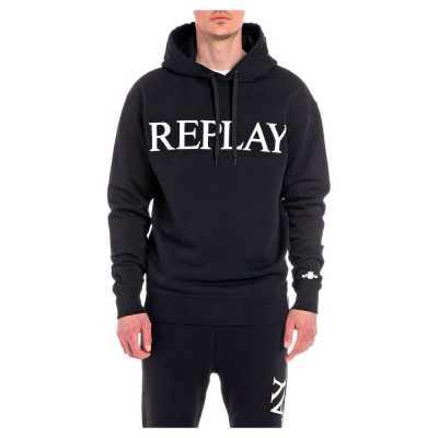 суичър,мъжки,пуловери,replay,m6529.000.22890p,hoodie,black