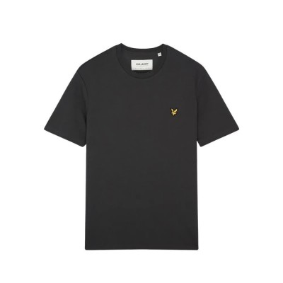 тениска,дамски,тениски,lyle,&,scott,plain,short,sleeve,t,shirt,grey,(gunmetal)
