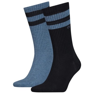 чорапи,мъжки,чорапи,calvin,klein,701218711,crew,socks,2,pairs,multicolor,(mid,denim,melange)