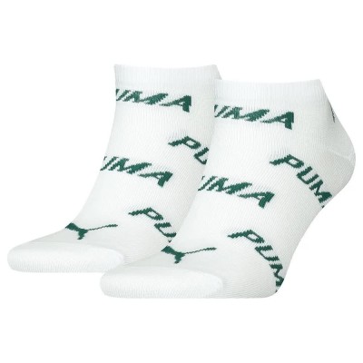 чорапи,мъжки,чорапи,puma,bwt,sneaker,socks,2,pairs,white,retro,green,(white)