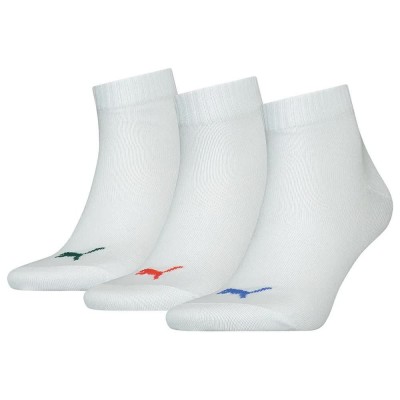 чорапи,мъжки,чорапи,puma,plain,quarter,short,socks,3,pairs,white,colour,combo,(white)
