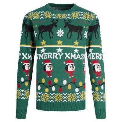 блуза,детски,блузи,jack,&,jones,jorhoho,knit,sweatshirt,green,(green)