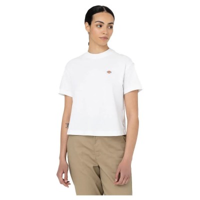 тениска,дамски,тениски,dickies,oakport,boxy,short,sleeve,t,shirt,white,(beige)