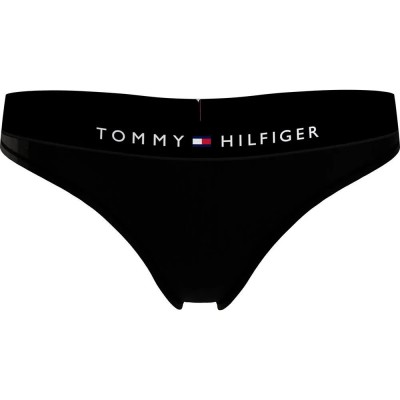 дамско,бельо,дамски,бикини,и,танкини,tommy,hilfiger,uw0uw04146,thong,black,(black)