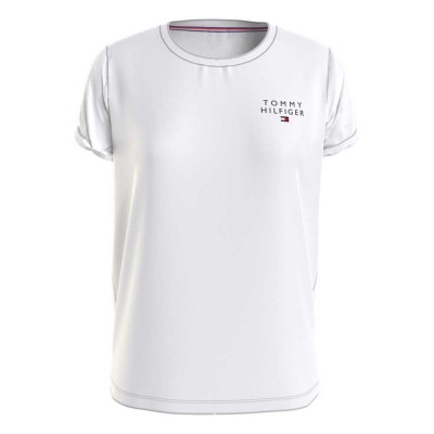 тениска,дамски,тениски,tommy,hilfiger,uw0uw04525,short,sleeve,t,shirt,white