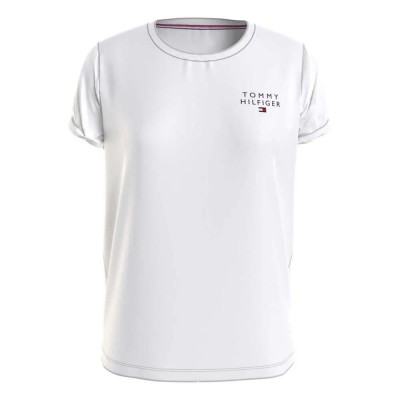 тениска,дамски,тениски,tommy,hilfiger,uw0uw04525,short,sleeve,t,shirt,white,(white)