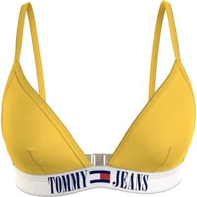 дамски,бански,костюми,tommy,jeans,uw0uw04079,bikini,top,yellow