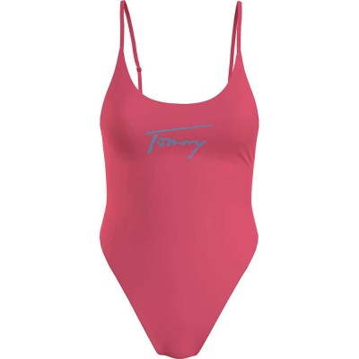 бански,костюм,дамски,бански,костюми,tommy,jeans,uw0uw04093,swimsuit,laser,pink,(pink)