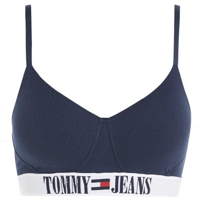 дамско,бельо,дамски,бикини,и,танкини,tommy,jeans,uw0uw04257,bra,blue