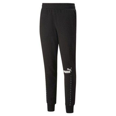 панталони,мъжки,панталони,puma,ess,block,x,tape,pants,black