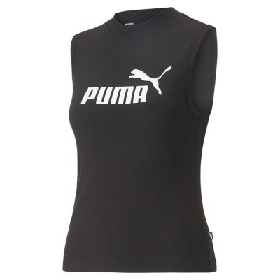 тениска,дамски,тениски,puma,ess,slim,logo,sleeveless,t,shirt,black,(puma,black)