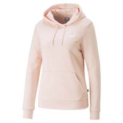 суичър,дамски,блузи,puma,ess+,embroidery,hoodie,pink