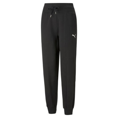 панталони,дамски,панталони,puma,her,high,waist,pants,black