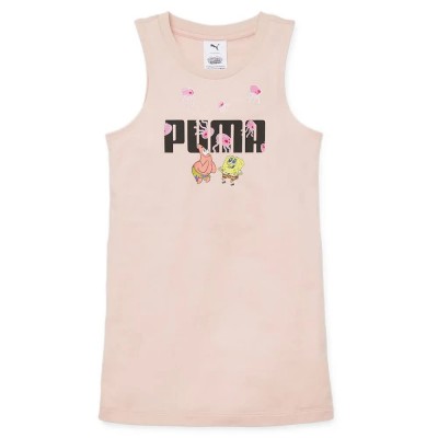рокля,дамски,поли,и,рокли,puma,x,spongebob,tan,sleeveless,dress,pink,(rose,dust)