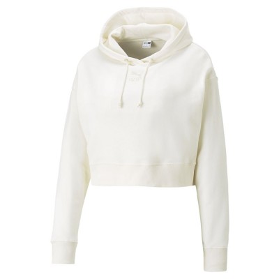суичър,дамски,блузи,puma,classics,cropped,hoodie,beige