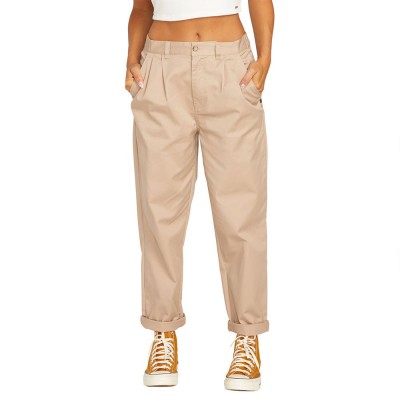 панталони,дамски,панталони,volcom,frochickie,pants,beige