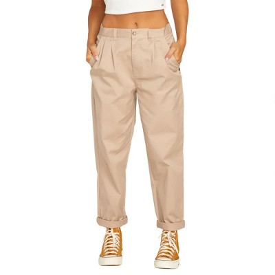 панталони,дамски,панталони,volcom,frochickie,pants,beige,(taupe)