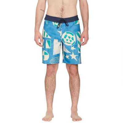 бански,гащета,мъжки,бански,костюми,volcom,geo,stoney,19´´,swimming,shorts,blue