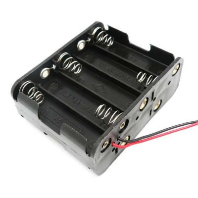 батерии,euroconnex,10xr6,cable,battery,holder,silver,(black)