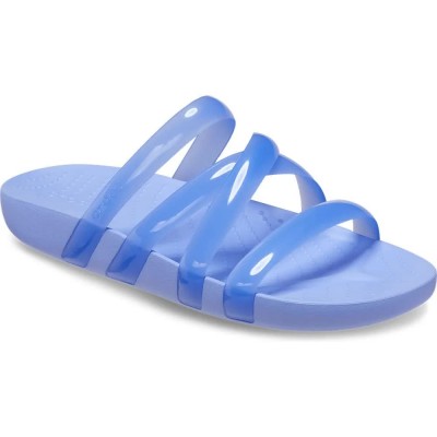 мъжки,джапанки,и,чехли,crocs,splash,glossy,strappy,slides,blue,(moon,jelly)