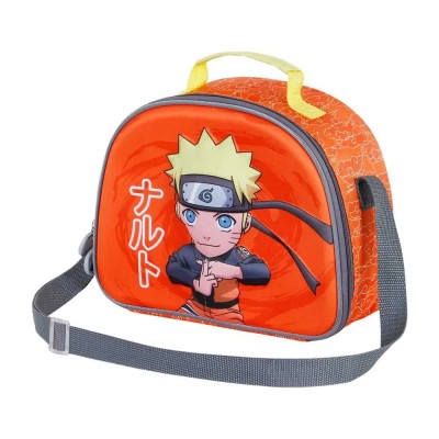 чанта,раници,karactermania,3d,chikara,naruto,shippuden,lunch,bag,multicolour,(orange)