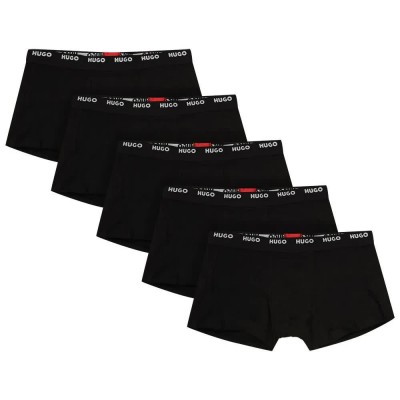 боксерки,мъжко,бельо,hugo,10241868,boxers,5,units,black,(black)