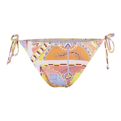 дамски,бански,костюми,o´neill,bondey,tie,side,bikini,bottom,yellow,scarf,print,(multicolor)