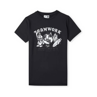 тениска,детски,тениски,o´neill,hybrid,teamwork,short,sleeve,t,shirt,black,(black,out)