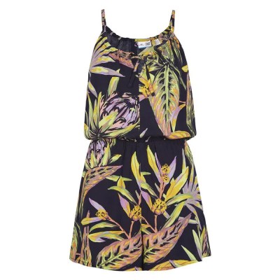дамски,гащеризони,o´neill,leina,sleeveless,romper,black,(black,tropical,flower)